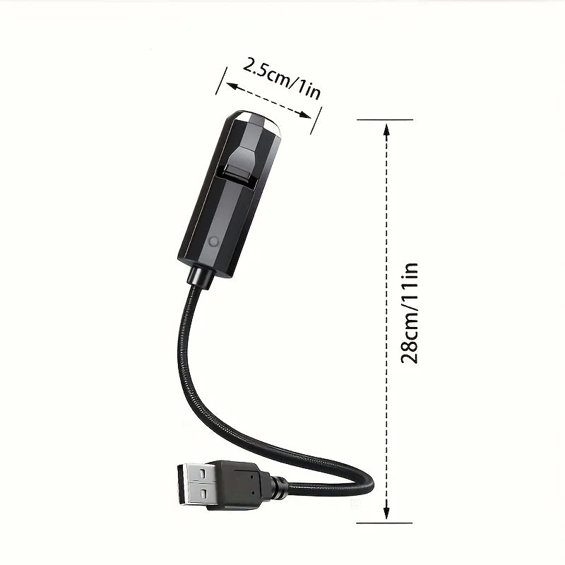 LED Ocean Projector Night Light — Adjustable USB Lamp