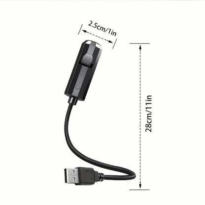 LED Ocean Projector Night Light — Adjustable USB Lamp