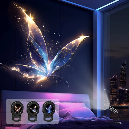 LED Ocean Projector Night Light — Adjustable USB Lamp