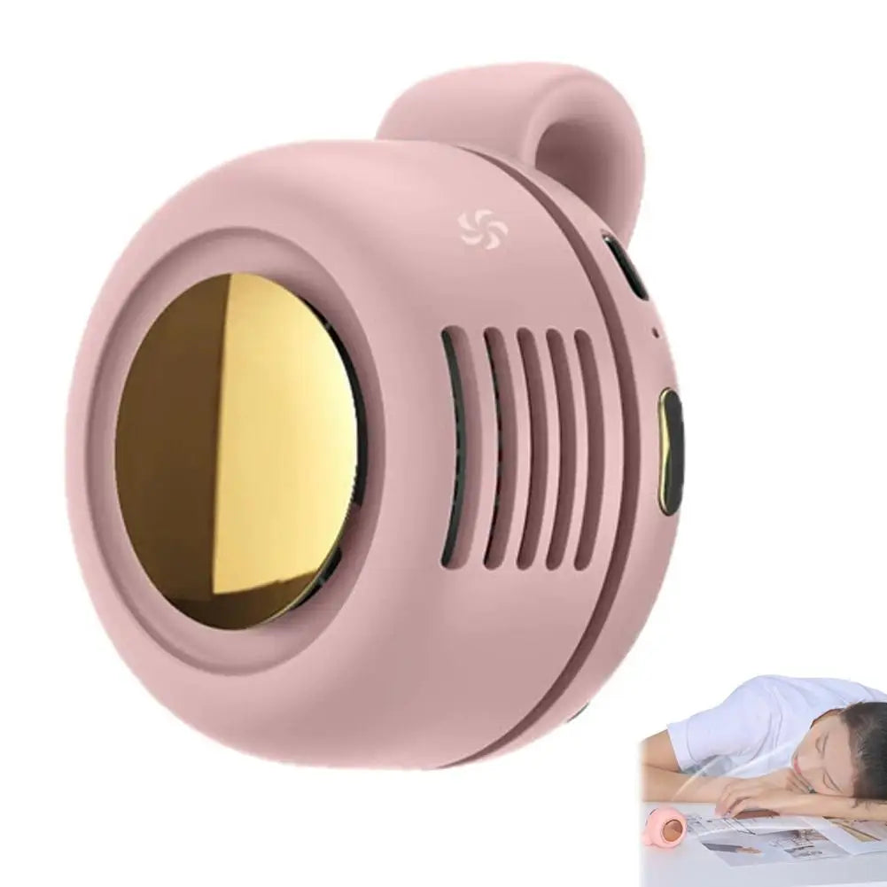 Mini Clip-On Bladeless Fan — 3-Speed Portable &amp; Silent