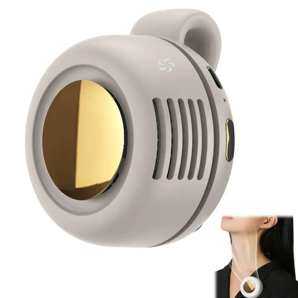 Mini Clip-On Bladeless Fan — 3-Speed Portable &amp; Silent