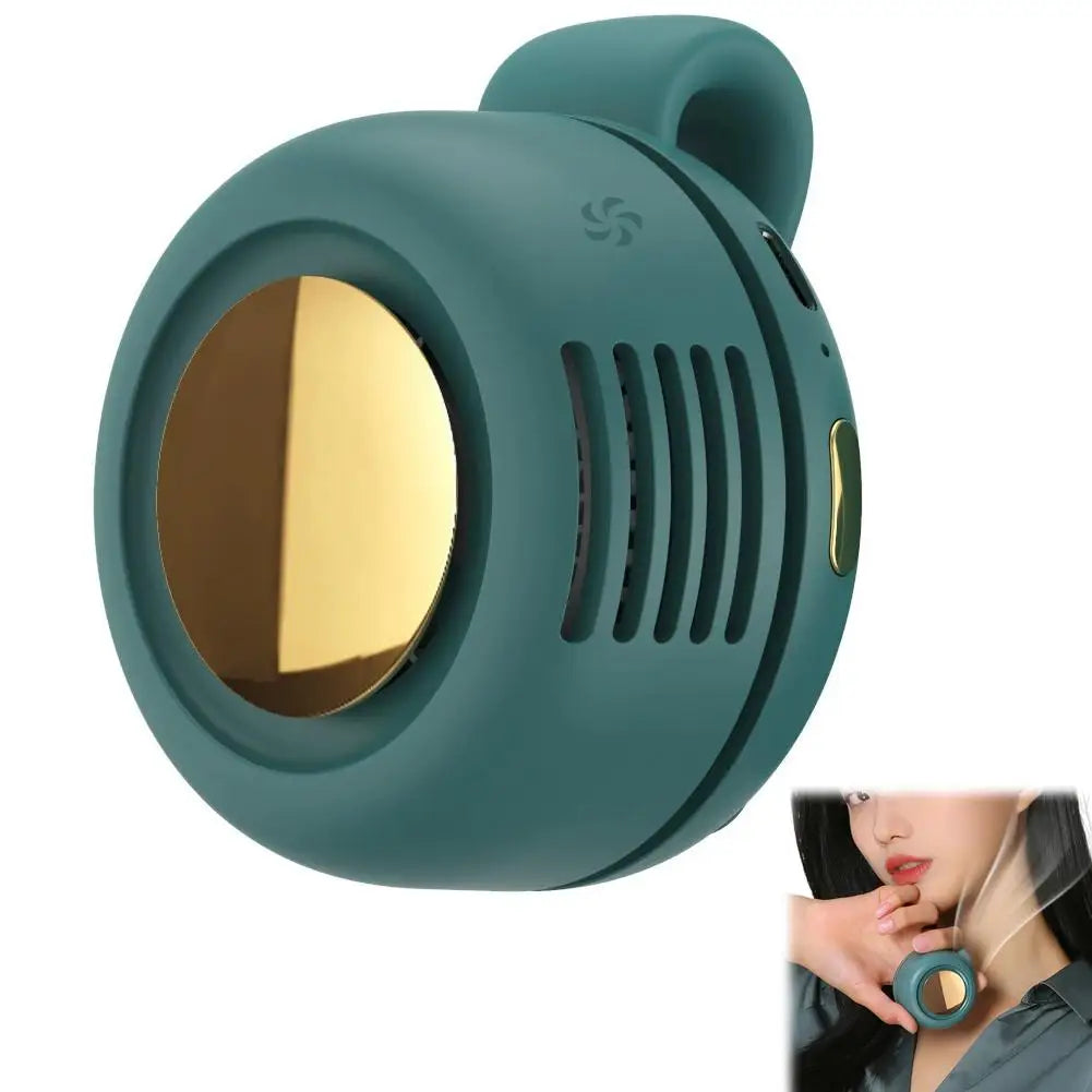 Mini Clip-On Bladeless Fan — 3-Speed Portable &amp; Silent