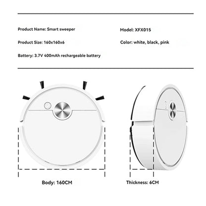 Smart Mini Robot Vacuum — Auto Sweep, Mop &amp; Suction