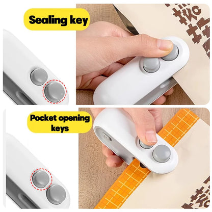 Handheld Heat Bag Sealer with Built-in Battery