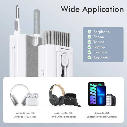 8-in-1 Tech Cleaning Kit for Keyboard, Phone &amp; Earphones