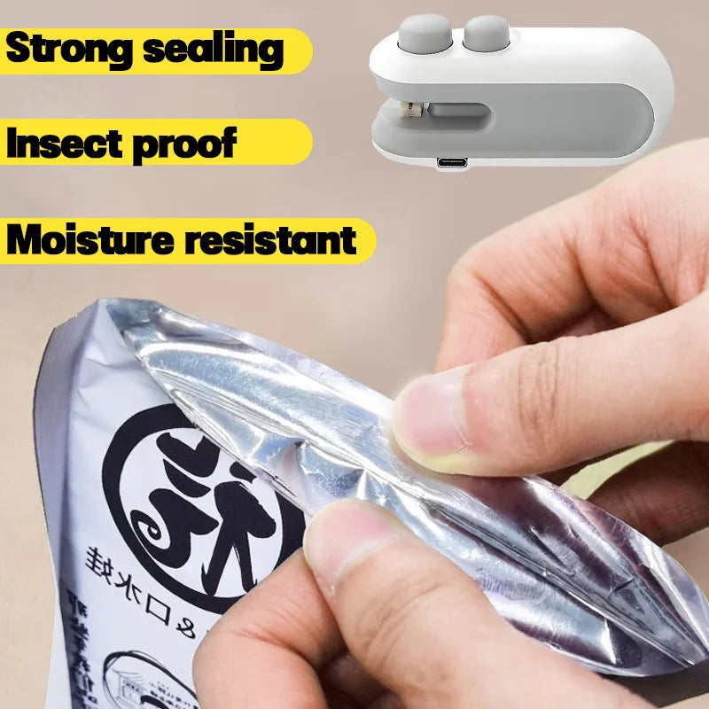 Handheld Heat Bag Sealer with Built-in Battery