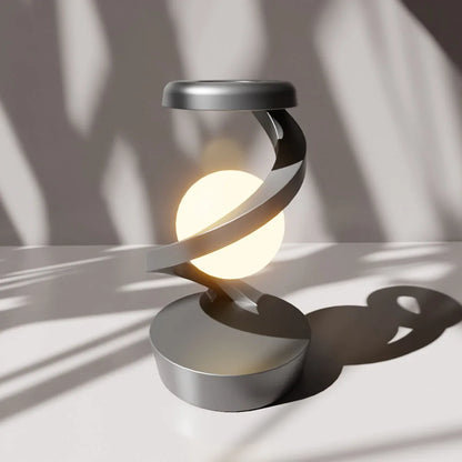 Rotating Floating Lamp with 15W Wireless Charger