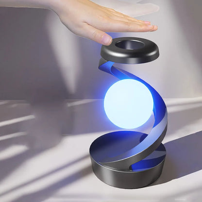 Rotating Floating Lamp with 15W Wireless Charger
